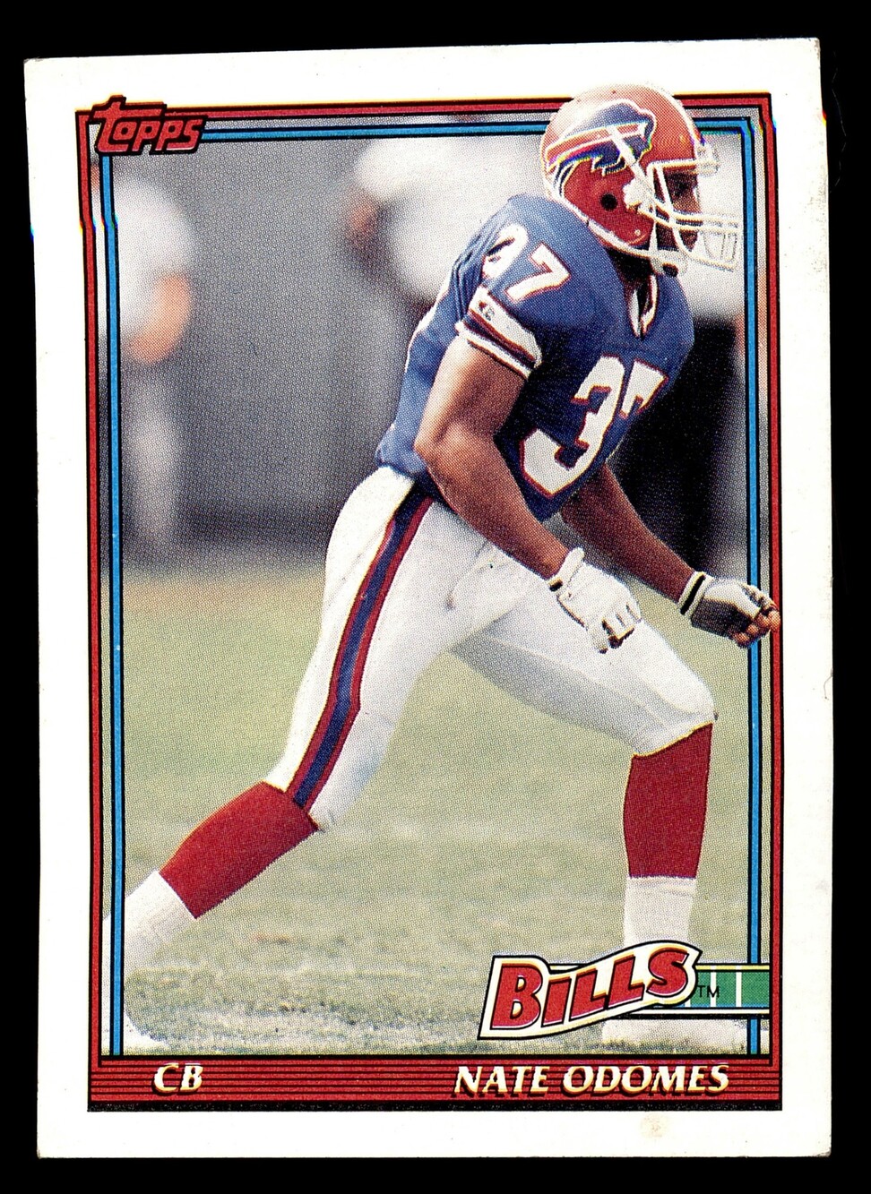 1991 Topps #39b Nate Odomes Card